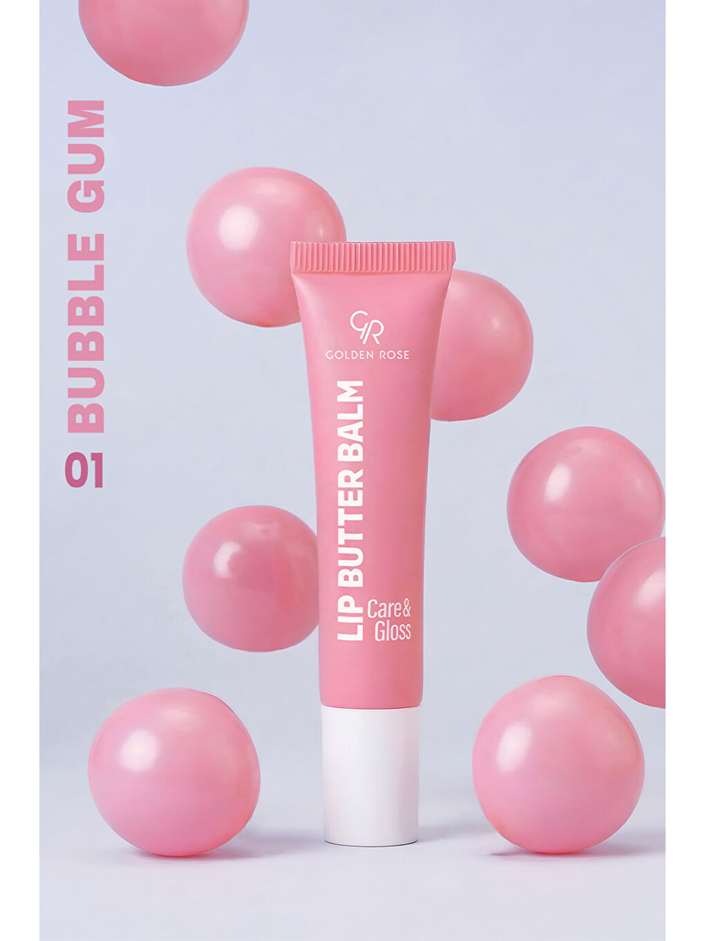 Lip Butter Balm No: 01 Bubble Gum - Nemlendirici ve Parlatıcı Dudak Balmı-2