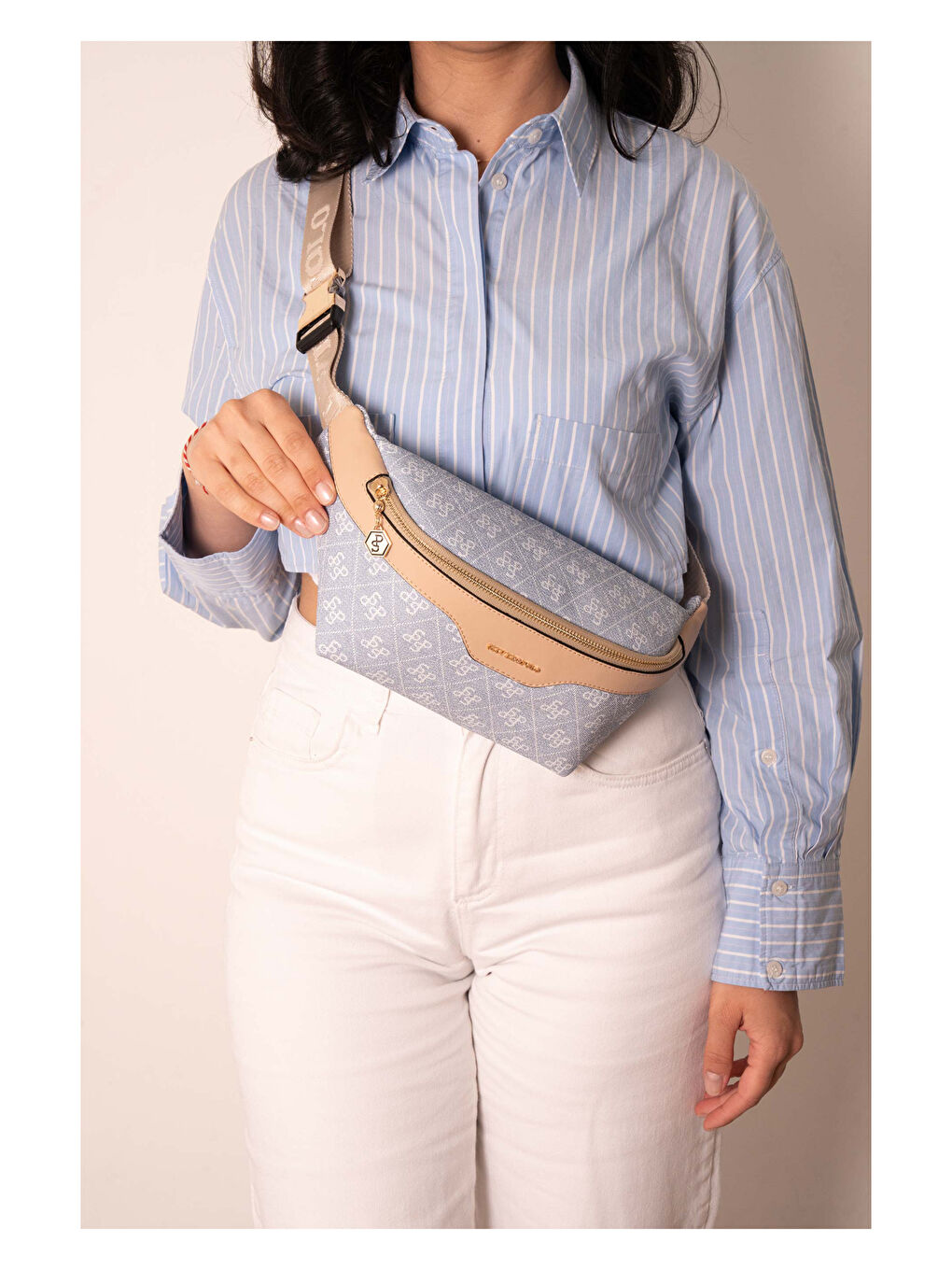 Mavi Kadın 1192-46913 SILVER POLO BEL ÇANTASI M178 MAVİ-MAT TEN