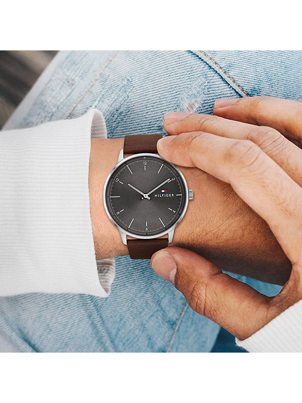 Kahverengi TH1791840 Erkek Kol Saati-3