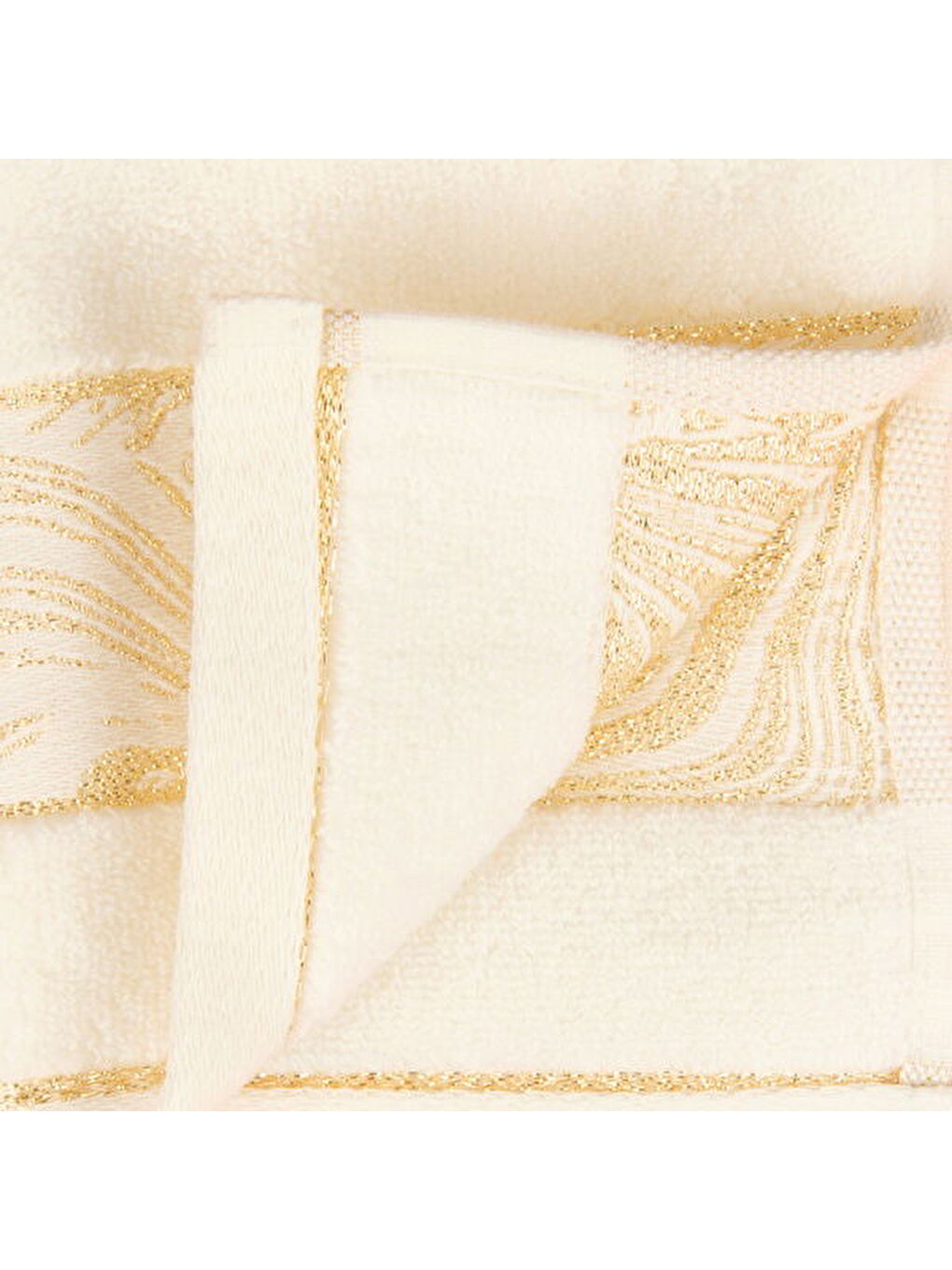 Soft Simli El Havlusu - Beyaz - 30x50 cm-1