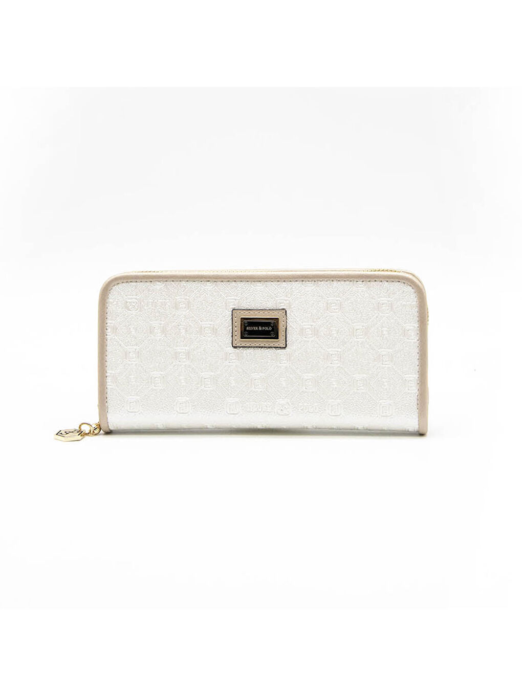 Beyaz Kadın Cüzdan & Kartlık 665-39397 SILVER POLO BAYAN CÜZDAN M46 SEDEF-MAT S.NUT