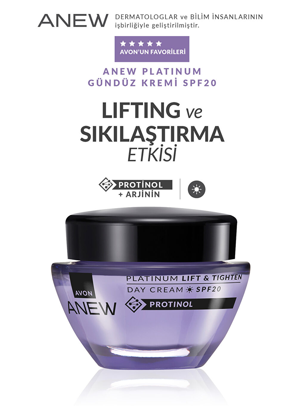 AVON Renksiz Anew Platinum Lift & Tighten Beş Parça Yüz Bakım Paketi - 2