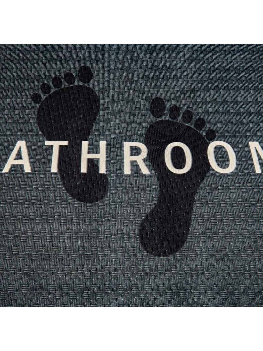 Soft Bathroom Dikdörtgen Sihirli Banyo Paspası - Antrasit - 50x70 cm-1