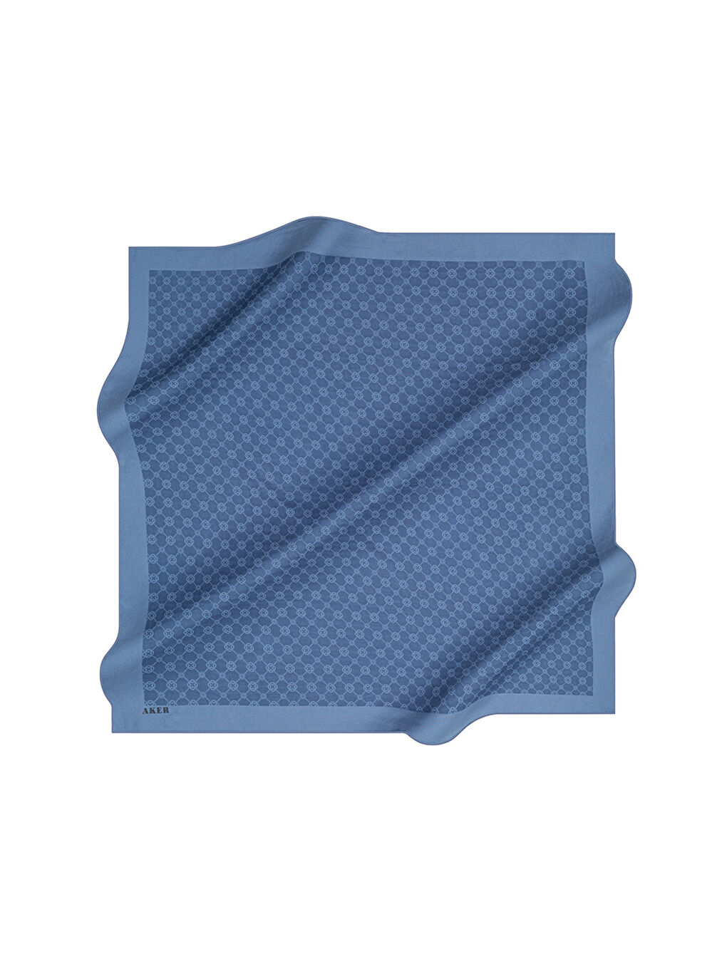 Mavi 100X100 1090500 ELEGANCE MONOGRAM EŞARP