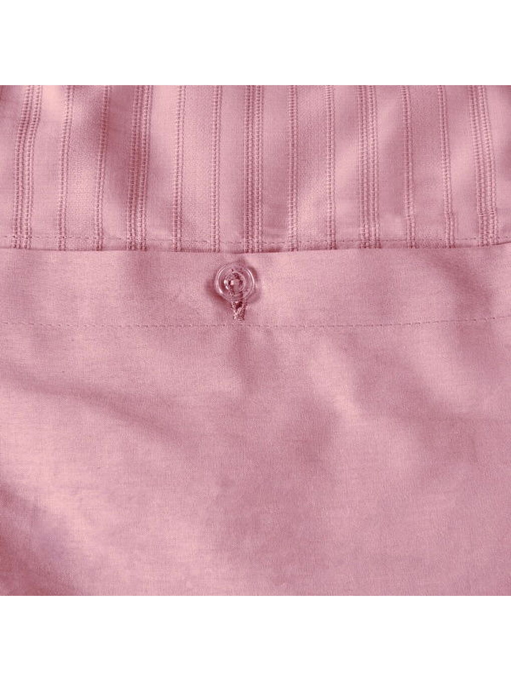 Pembe Soft Dobby Weave Çift Kişilik Nevresim Takımı - Gülkurusu-1