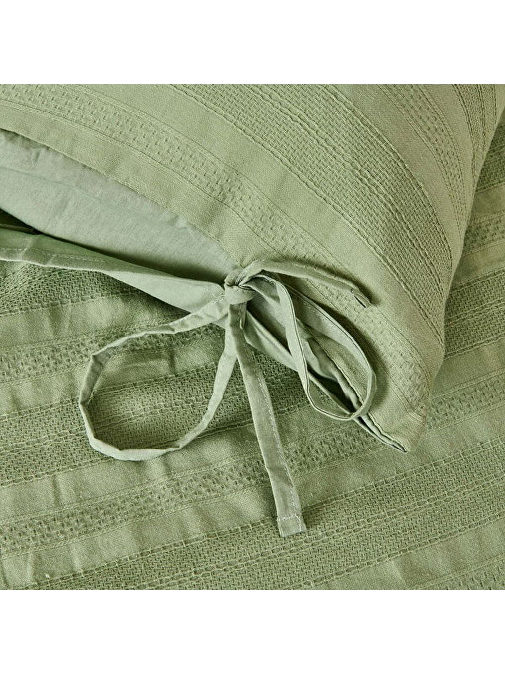 Soft Armürlü Çift Kişilik Nevresim Takımı - Yeşil-2