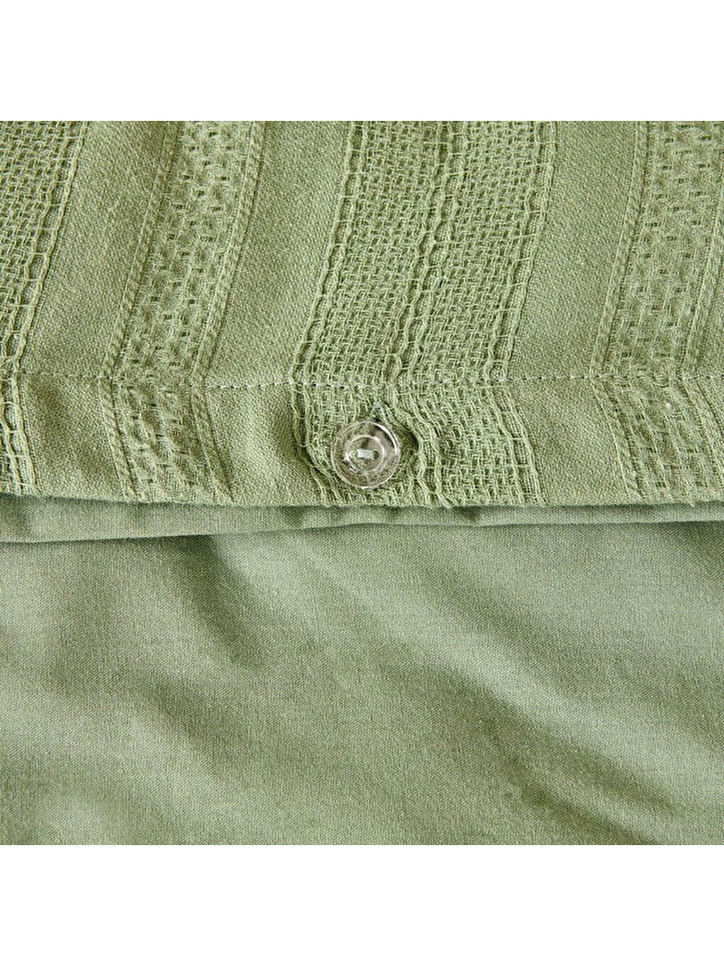 Soft Armürlü Çift Kişilik Nevresim Takımı - Yeşil-3