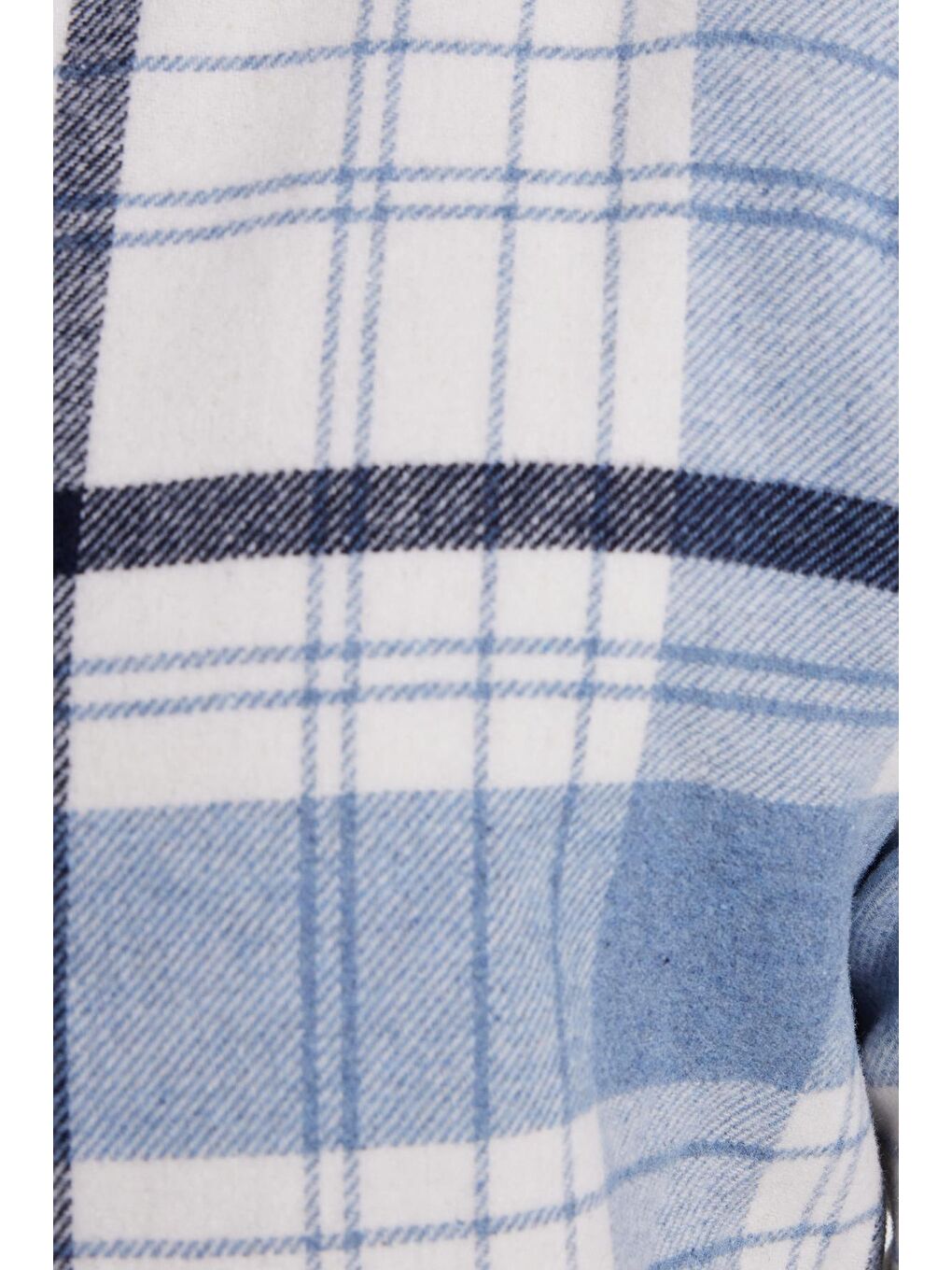 Karışık Erkek Slim Fit Dar Kesim Kareli Kışlık Oduncu Gömlek-4