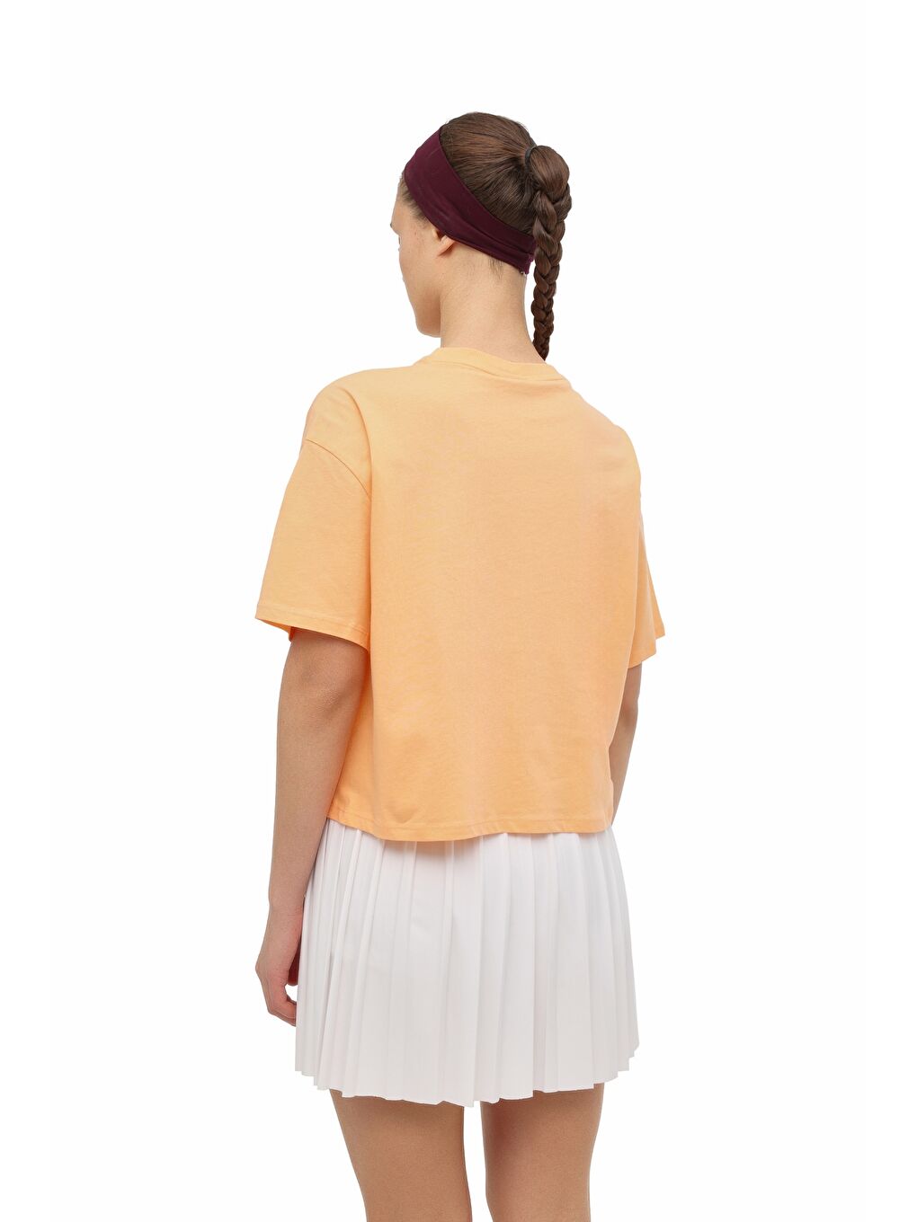WL 11KRONS 6FX Turuncu Kadın Kısa Kol T-Shirt-1