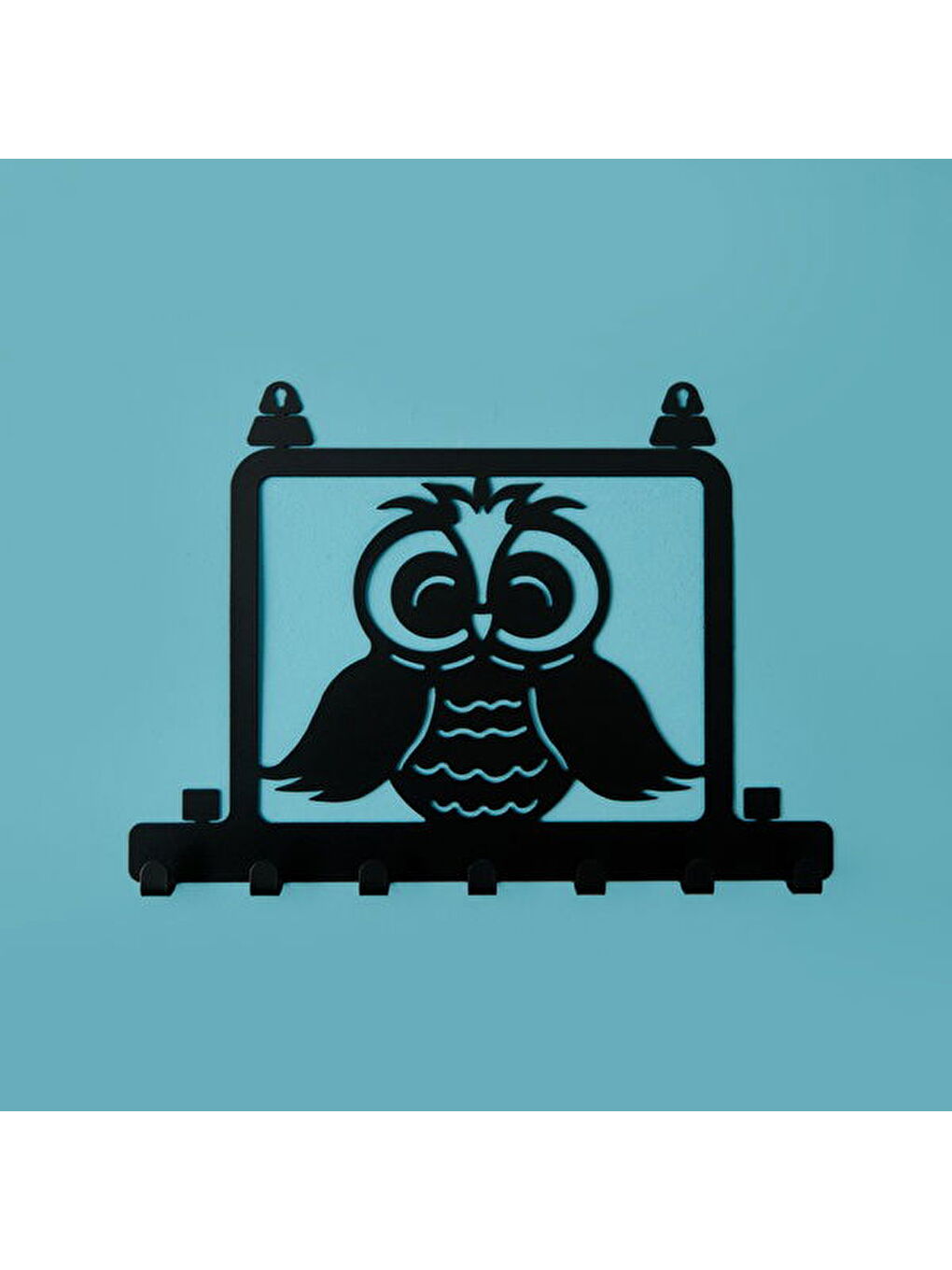 Deco Baykuş Anahtarlık - Siyah - 24x15 cm