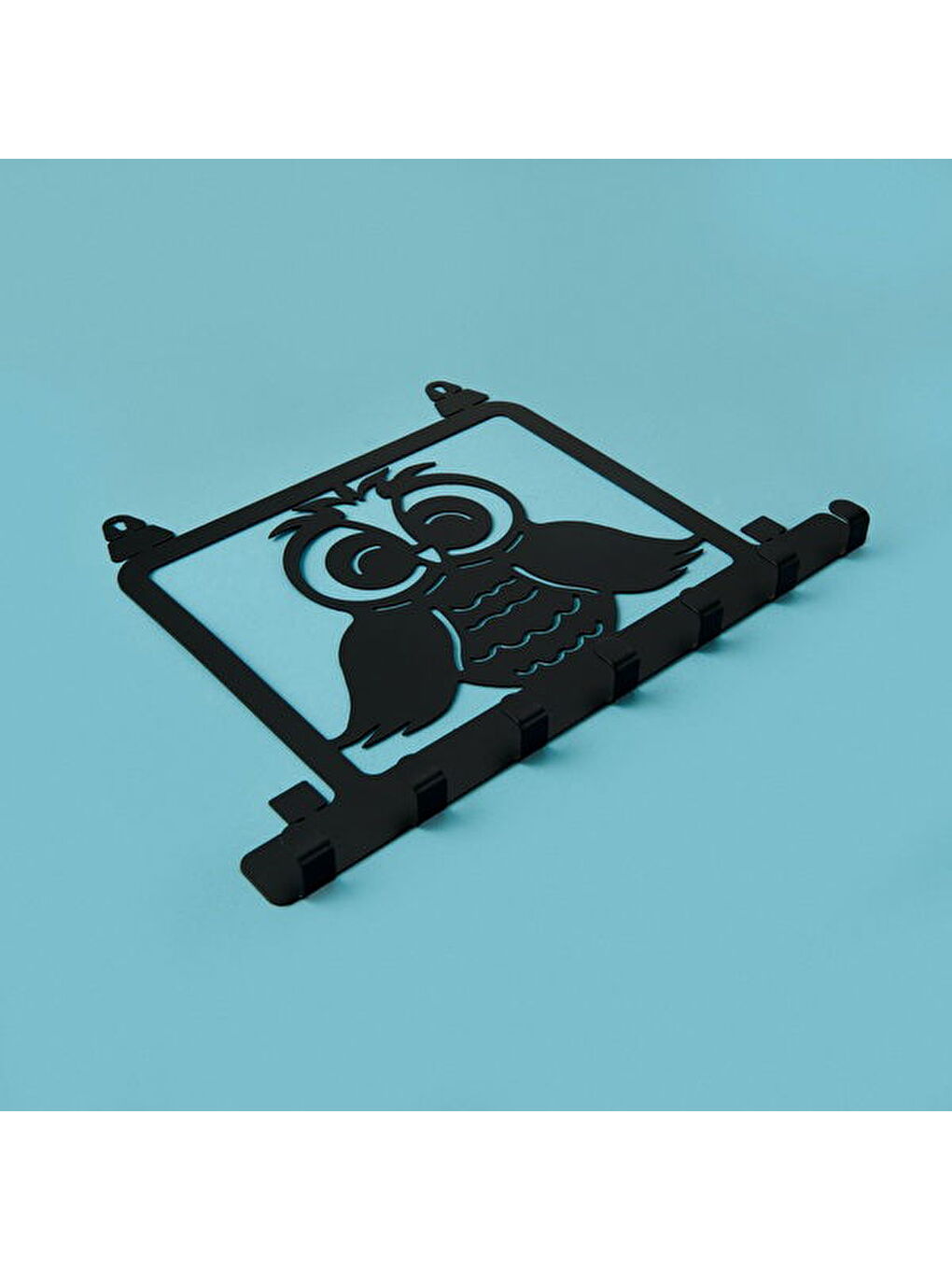 Deco Baykuş Anahtarlık - Siyah - 24x15 cm-2