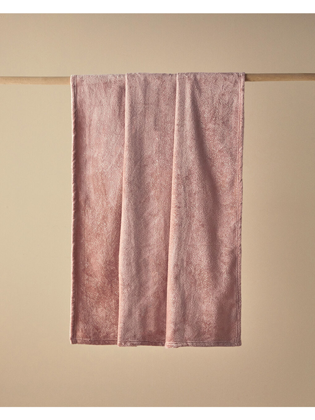 Gleamy Varak Super Soft Tv Battaniyesi Pembe