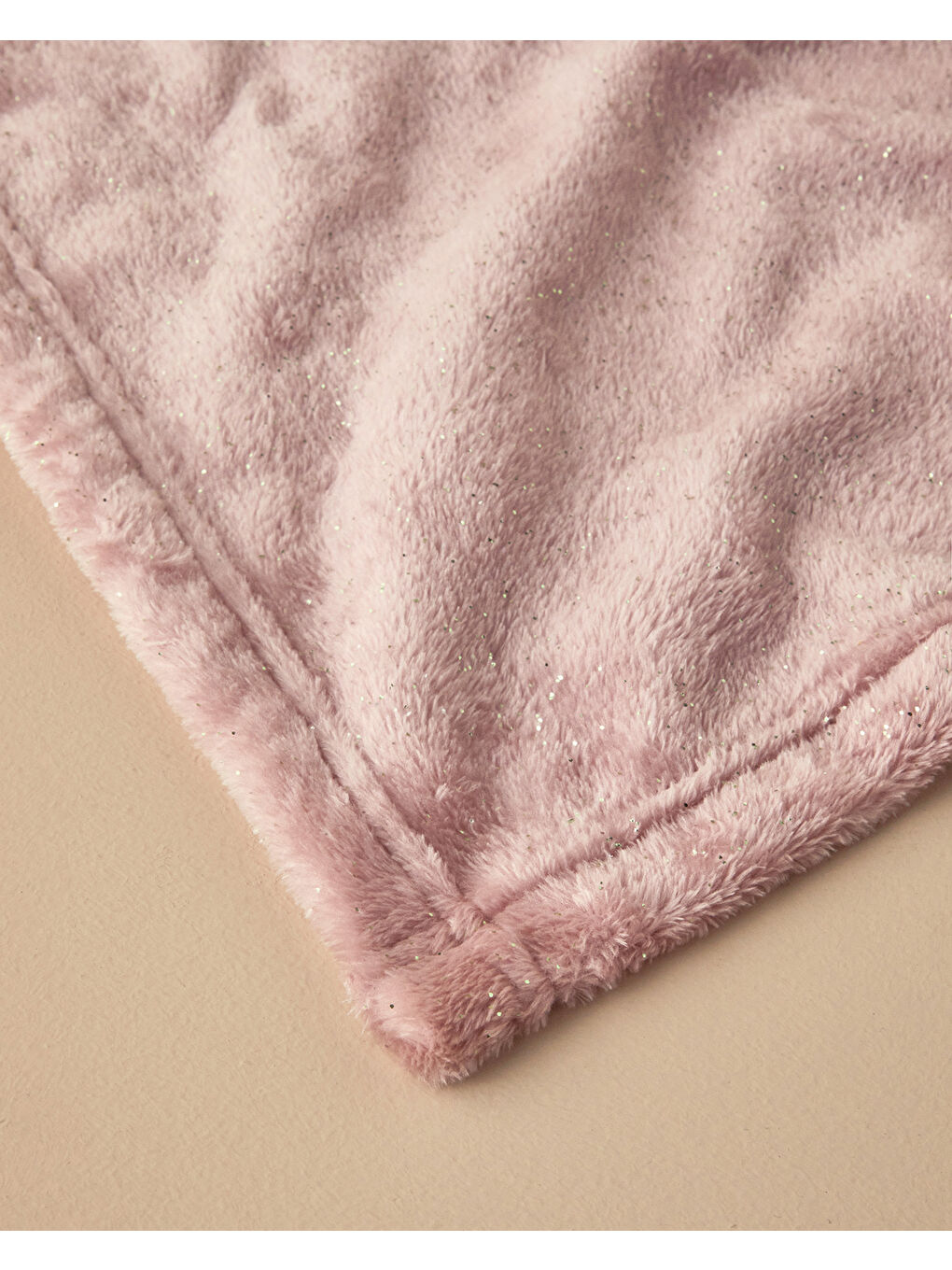 Gleamy Varak Super Soft Tv Battaniyesi Pembe-2