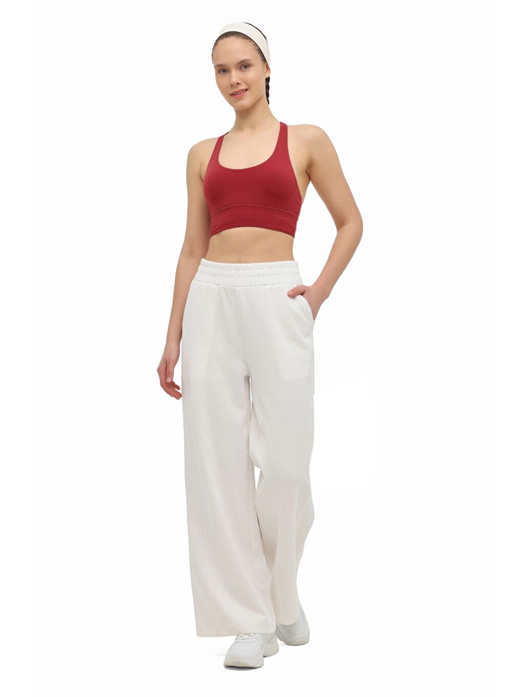 Bej WL 22DREEMY 6FX Ekru Kadın Eşofman Altı-2