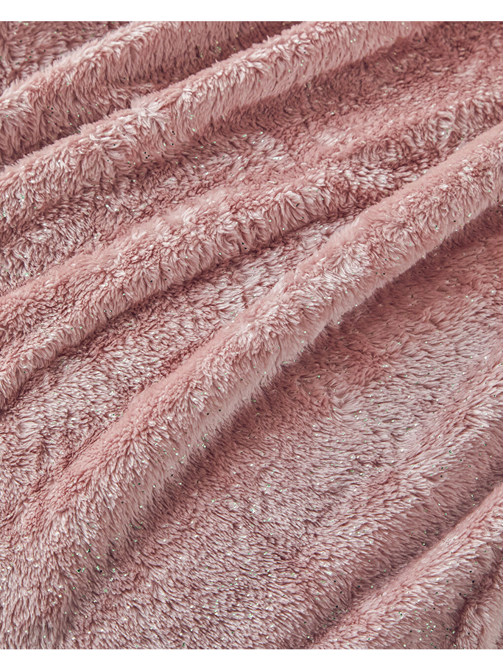Gleamy Varak Super Soft Tv Battaniyesi Pembe-4