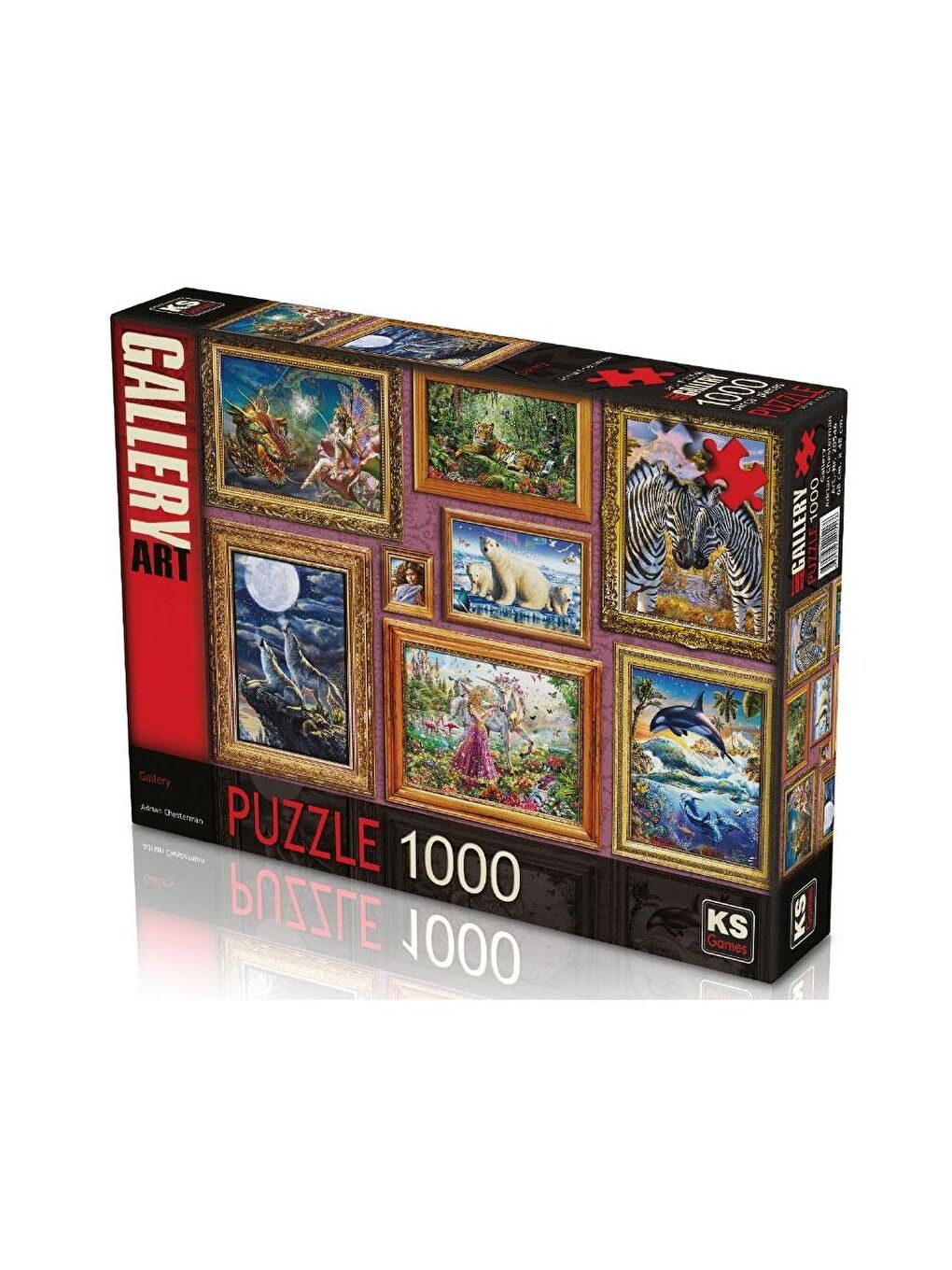 KS GAMES Renksiz Puzzle 1000 Parça Gallery 20546