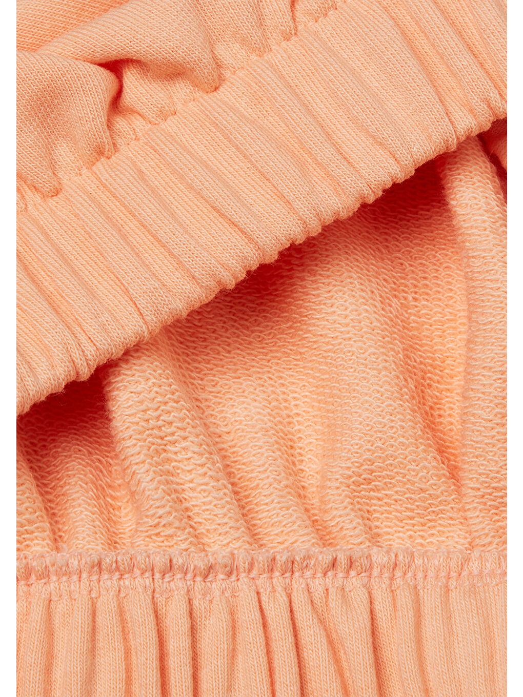 Bej Kız Çocuk Yavruağzı Önü Aplikeli Nakış Detaylı Kolsuz Kapüşonlu Sweatshirt-2