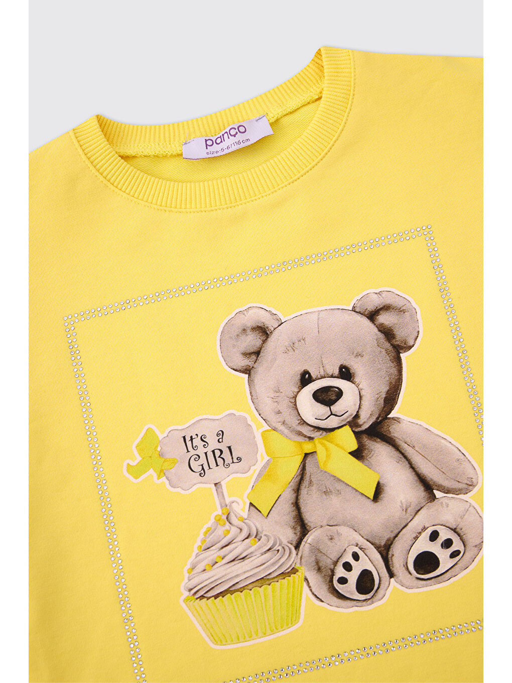 Kız Bebek Sarı Sweatshirt-2