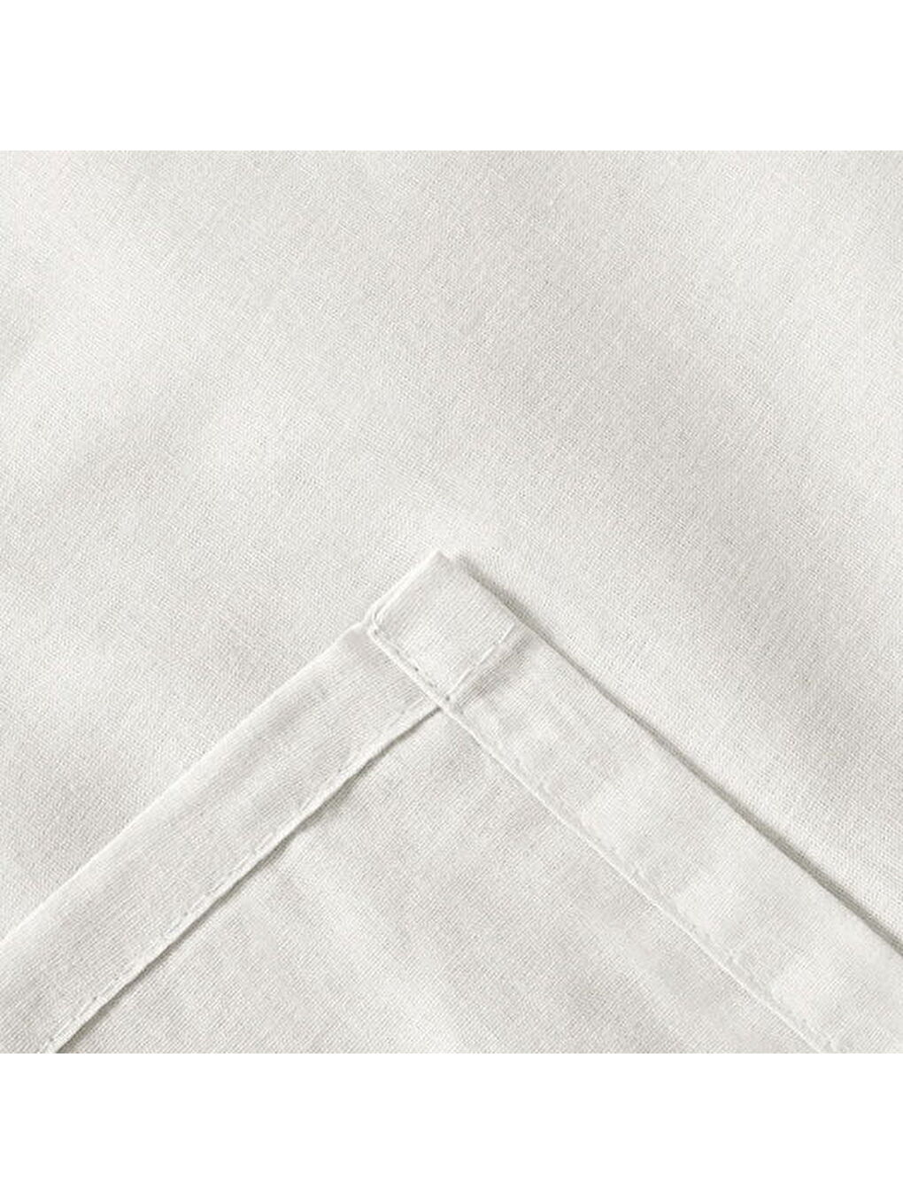 Soft Basic Çift Kişilik Düz Kenar Çarşaf - Beyaz - 240x260 cm-2