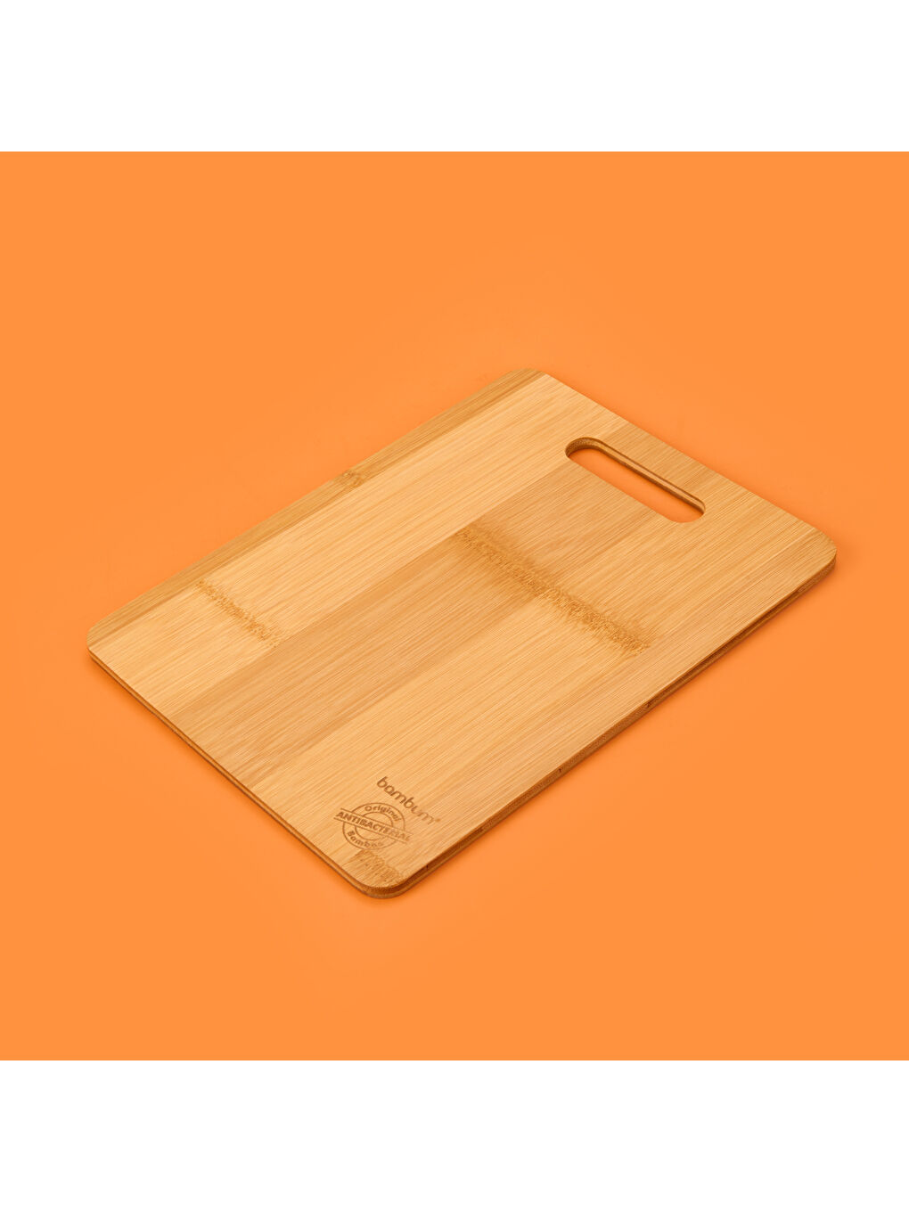 Plank Küçük Kesme ve Steak Tahtası - Açık Kahverengi-1