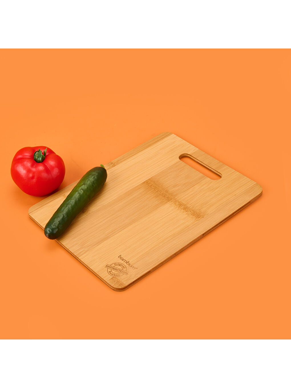 Plank Küçük Kesme ve Steak Tahtası - Açık Kahverengi-2