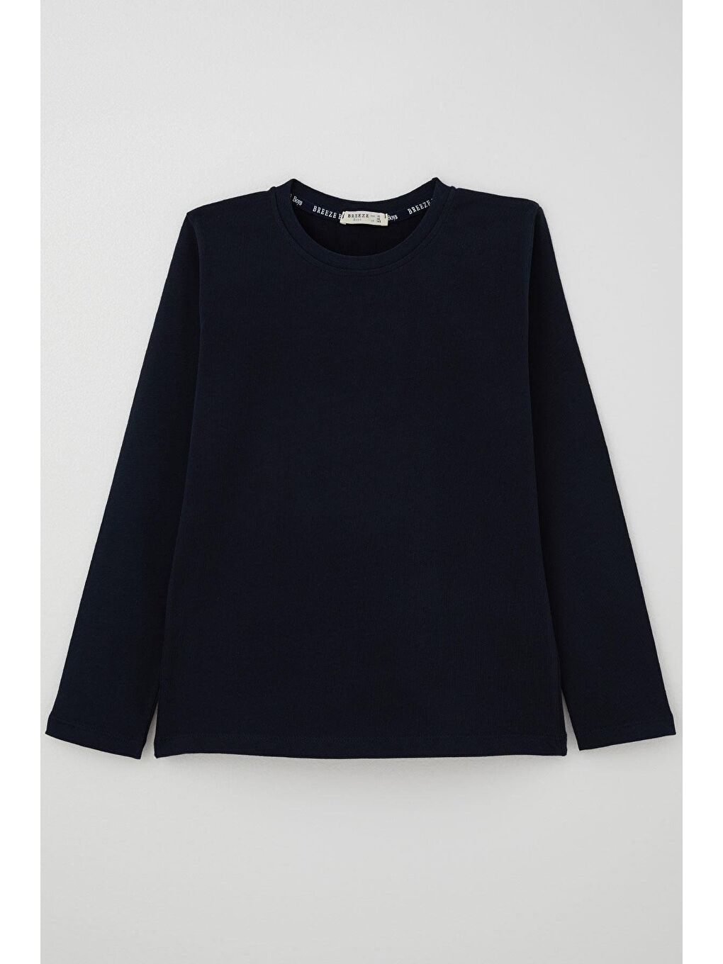Erkek Çocuk Uzun Kollu Tişört Basic Lacivert (5-14 Yaş)