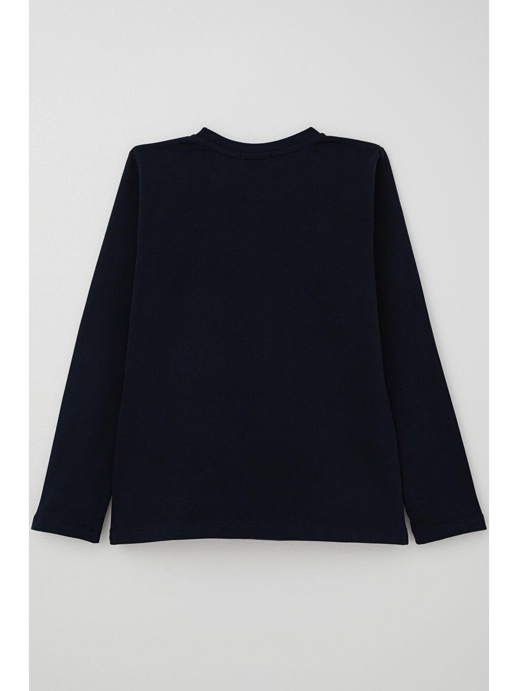 Erkek Çocuk Uzun Kollu Tişört Basic Lacivert (5-14 Yaş)-1