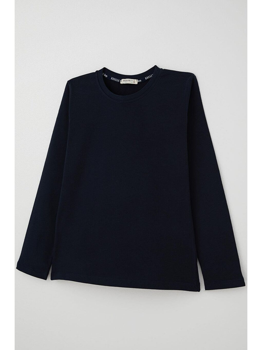 Erkek Çocuk Uzun Kollu Tişört Basic Lacivert (5-14 Yaş)-2