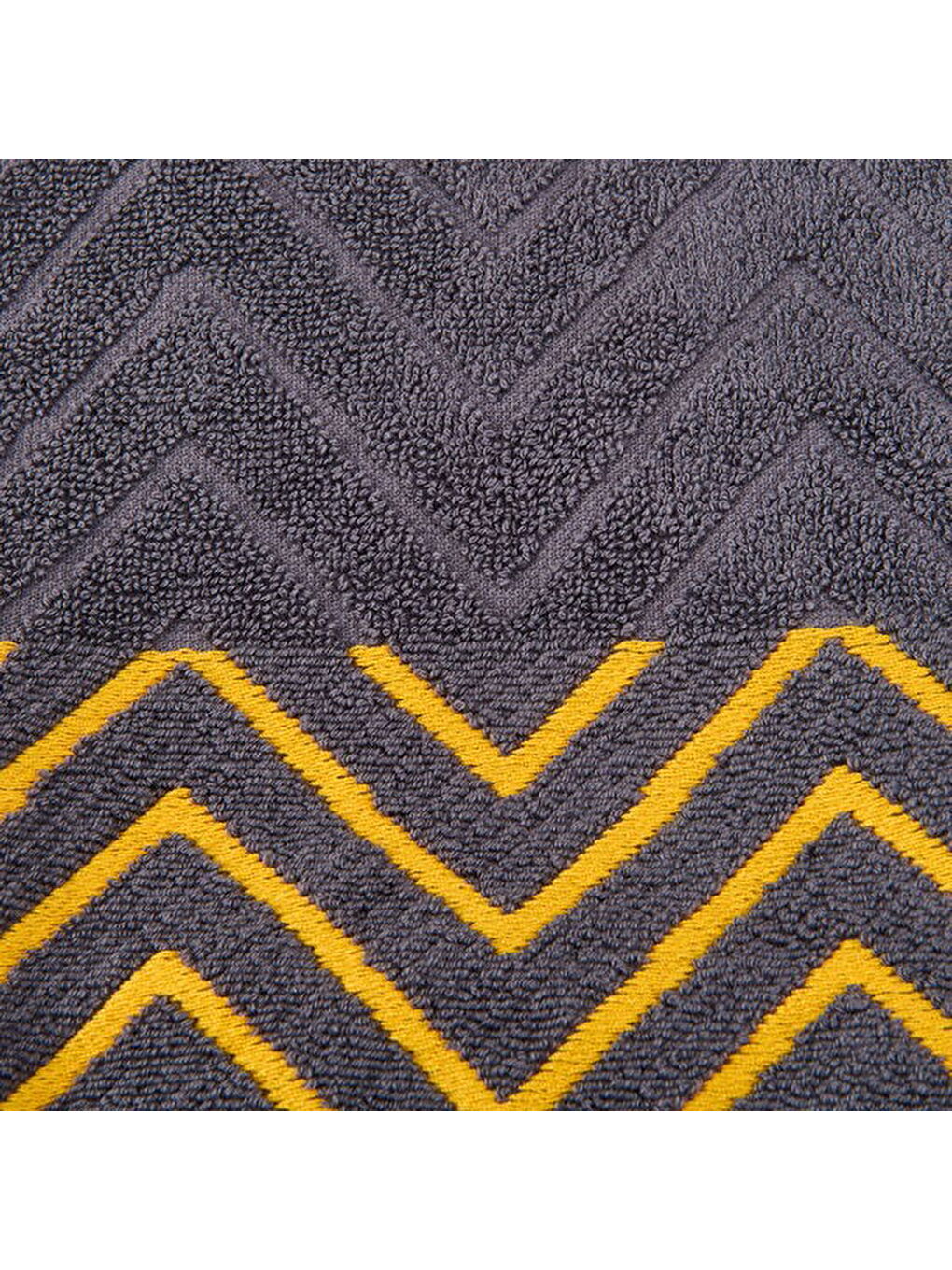 Soft Wave Banyo Havlusu - Antrasit - 70x140 cm-3