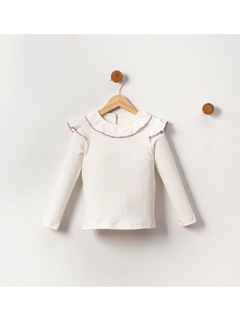 Lila Kadife Salopet Askılı Kız Etekli Takım MNK2147-5