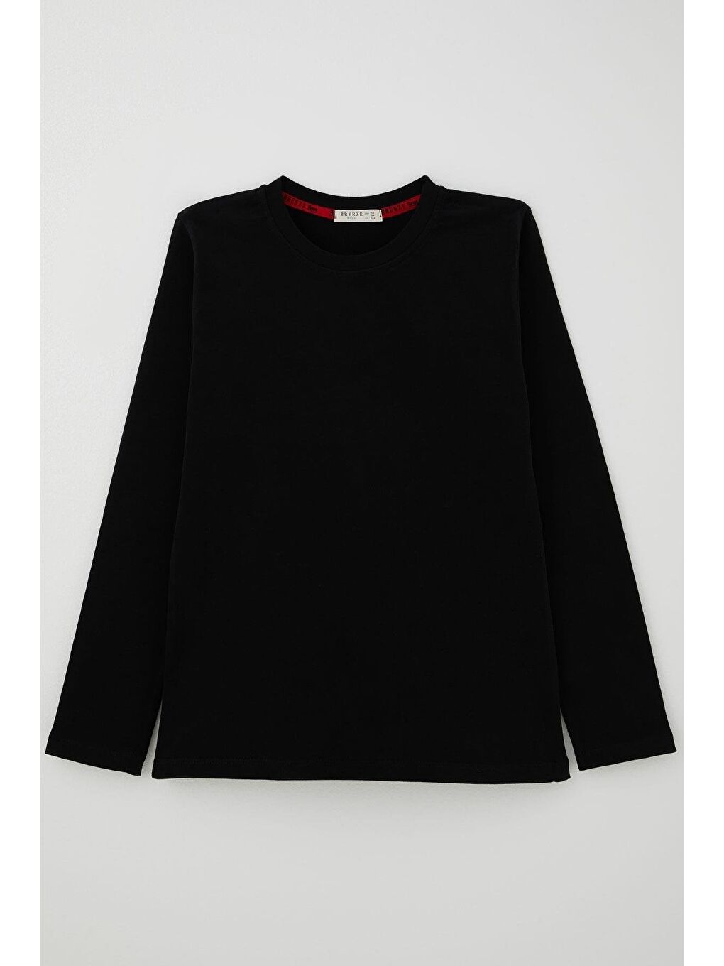 Erkek Çocuk Uzun Kollu Tişört Basic Siyah (5-14 Yaş)-2