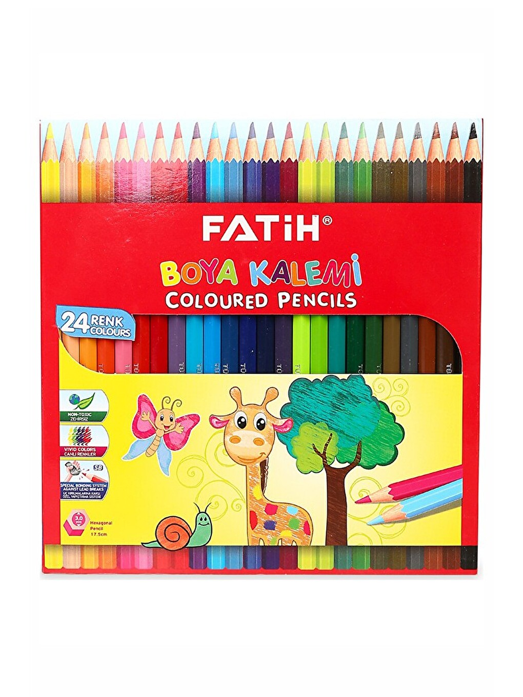 Resim Defteri 25x35 Cm 24 Renk Kuru Boya Dereceli Kurşun Kalem Rulo Kalemlik 24 Bölmeli Hamur Silgi-1