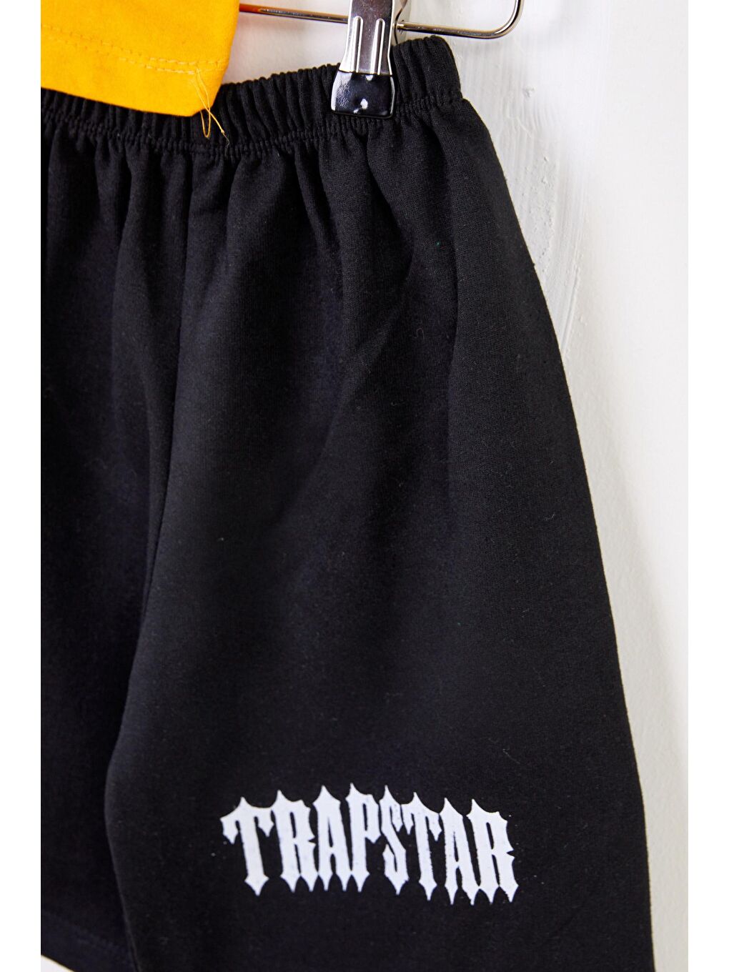 Erkek Çocuk Sarı Baskılı İkili Takım - 25489-1