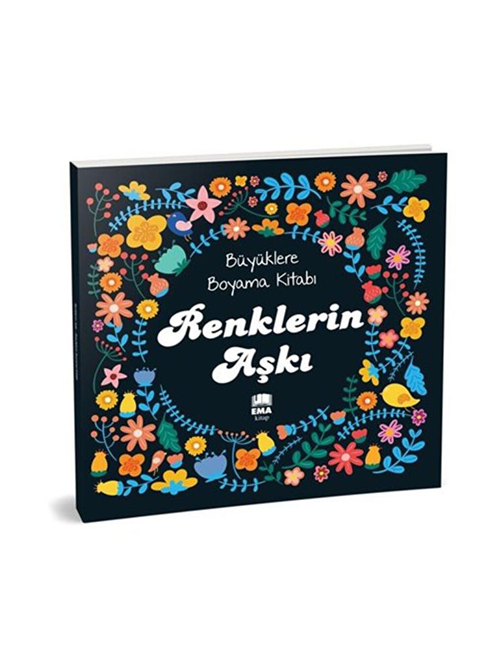 Renklerin Aşkı Büyüklere Boyama Kitabı Fatih 24 Renk Kuru Boya 1 Adet Ema Boyama Kitabı Büyükler İçi-2