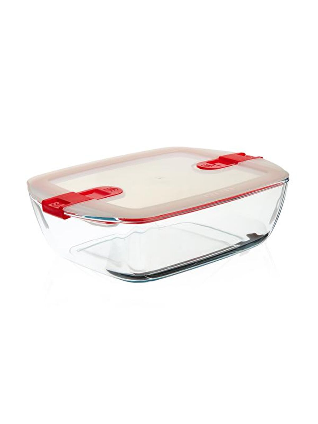 Renksiz Cook & Head Dikdörtgen Kilitli Saklama Kabı - 2,5 lt-3