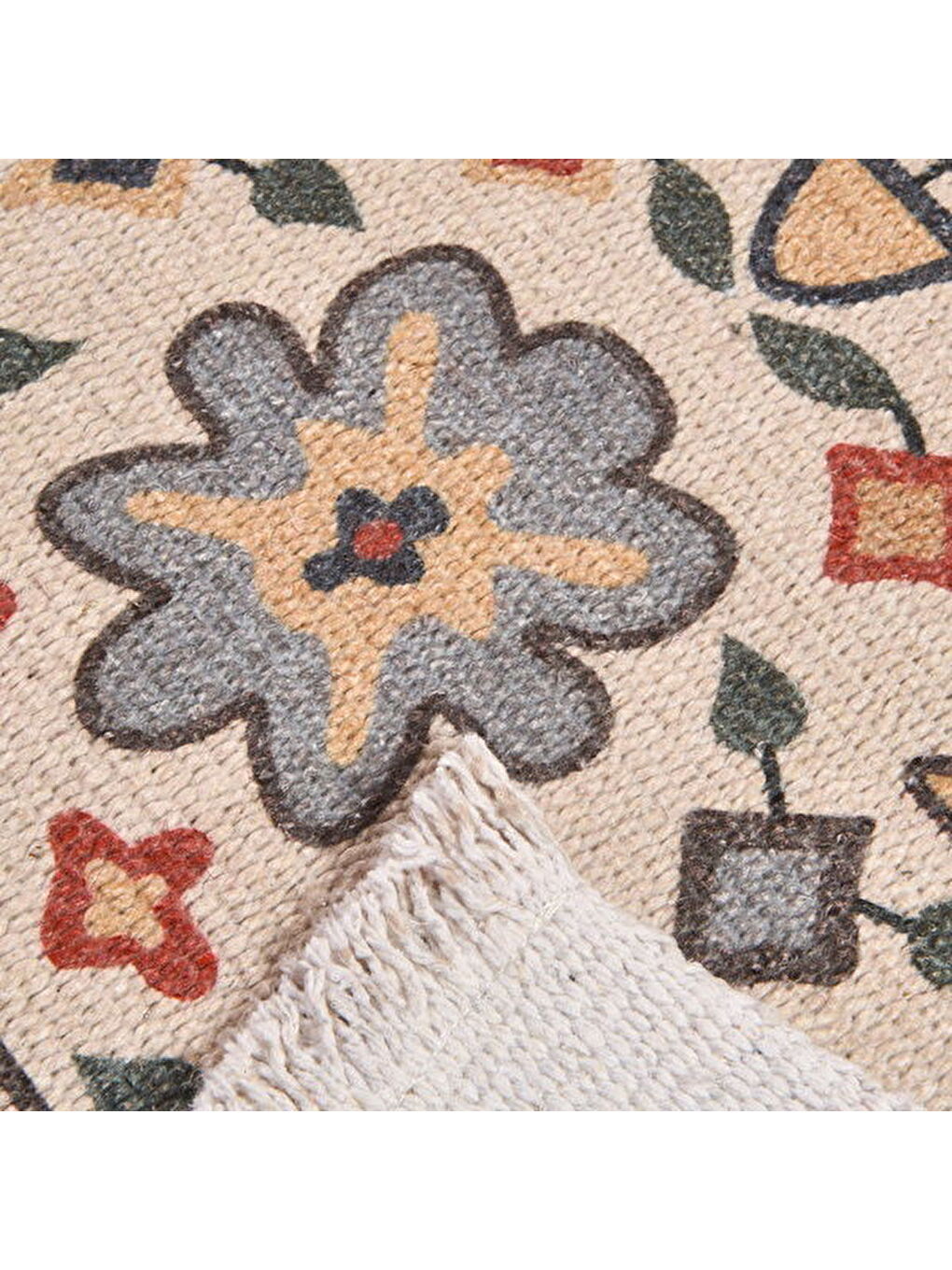 Karışık Soft Etnik Kilim - Renkli - 80x150 cm-2