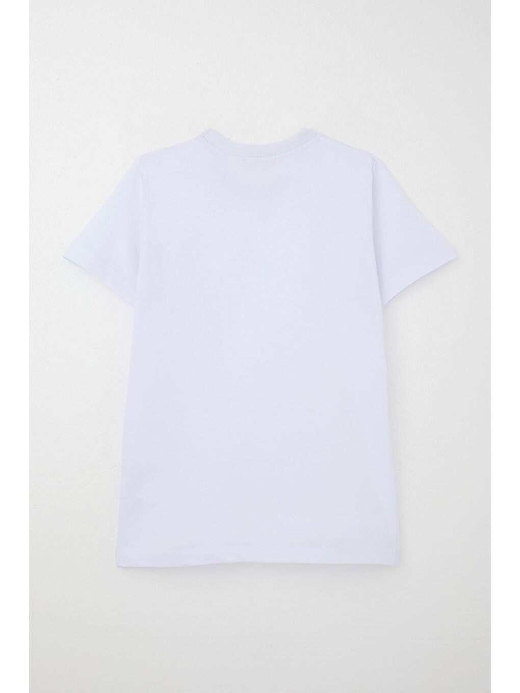 Erkek Çocuk Tişört Basic Beyaz (5-11 Yaş)-1