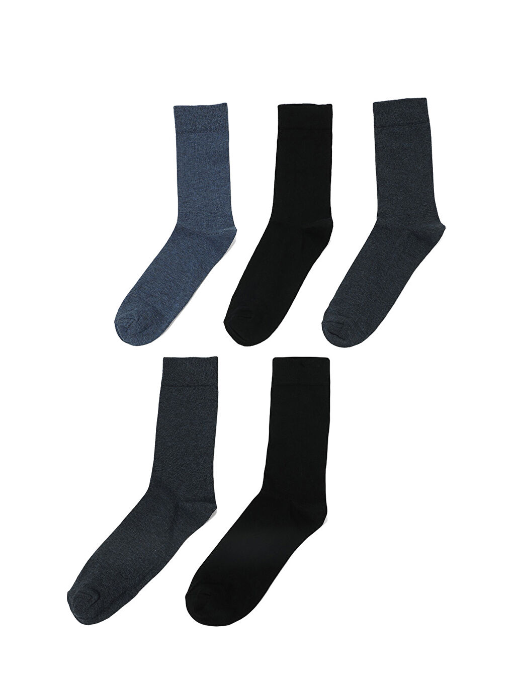 Mavi BASIC 5-LI SKT-M 5FX MAVI MULTI Erkek Soket Çorap