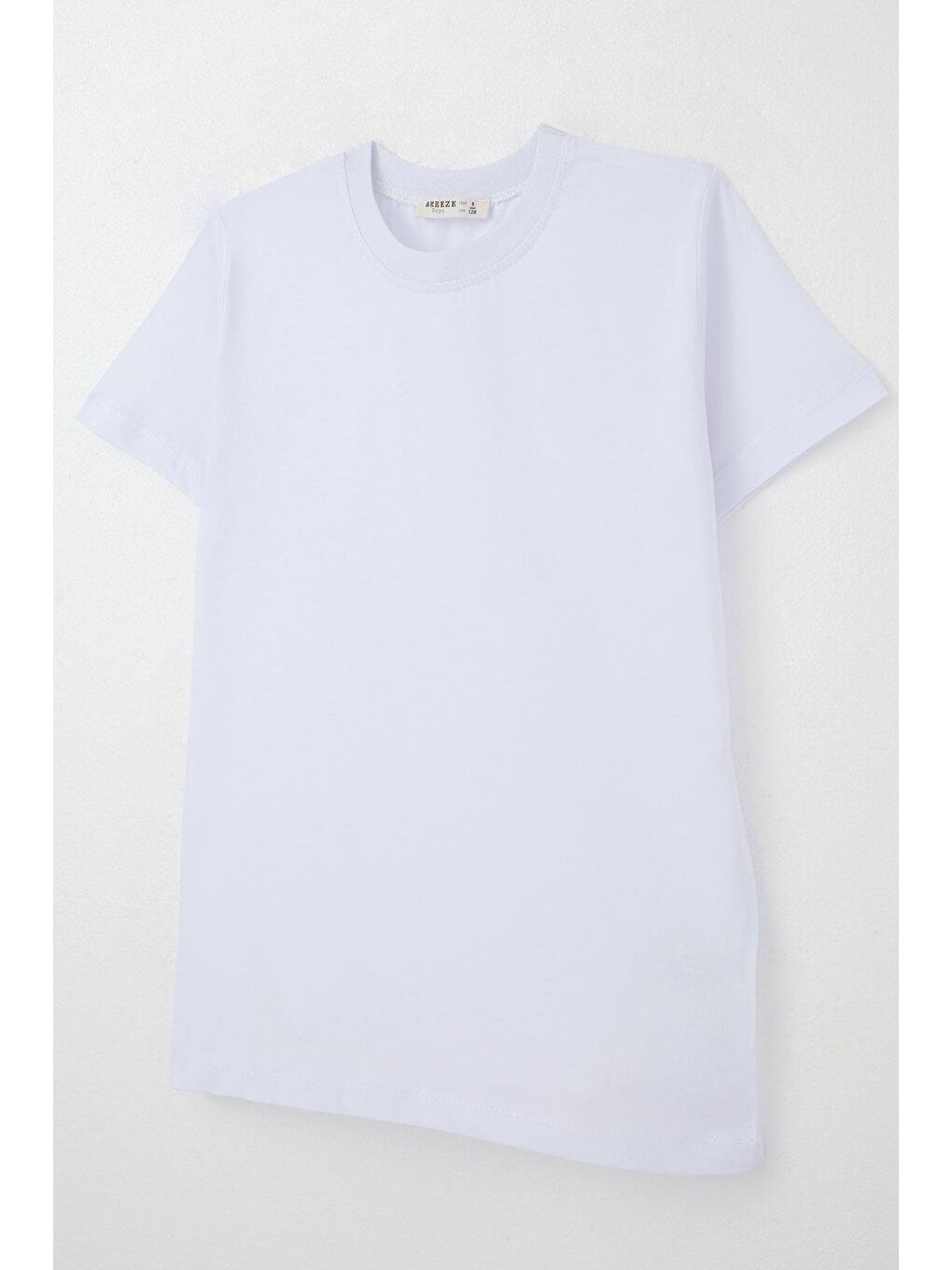 Erkek Çocuk Tişört Basic Beyaz (5-11 Yaş)-2