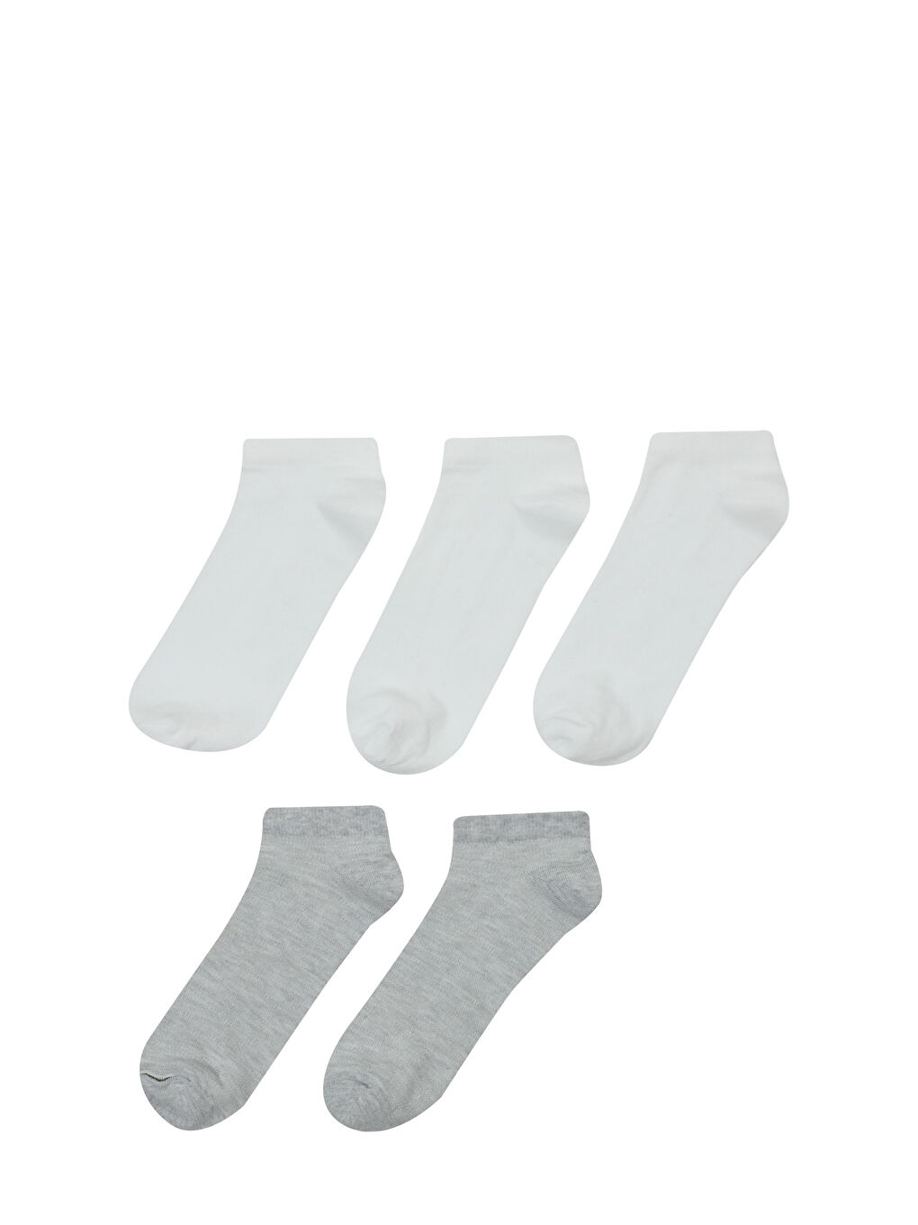 BASIC 5LI PTK-M 5FX Beyaz Erkek 5'li Patik Çorap