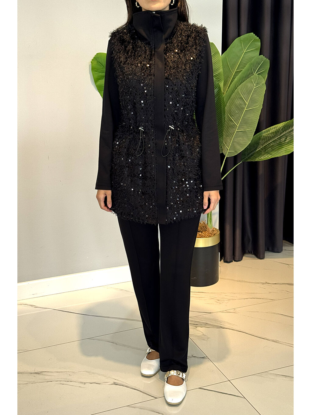 Payet Yelekli 3lü Takım 25102 Siyah-3