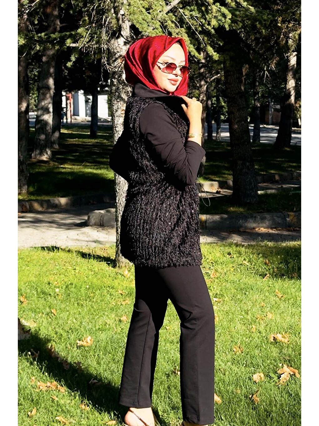 Payet Yelekli 3lü Takım 25102 Siyah-4