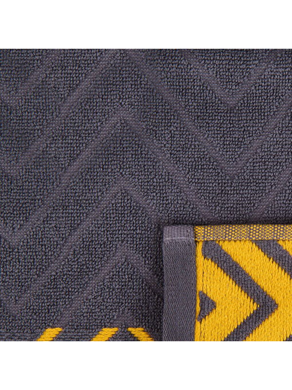 Soft Wave El Havlusu - Antrasit - 30x40 cm-1