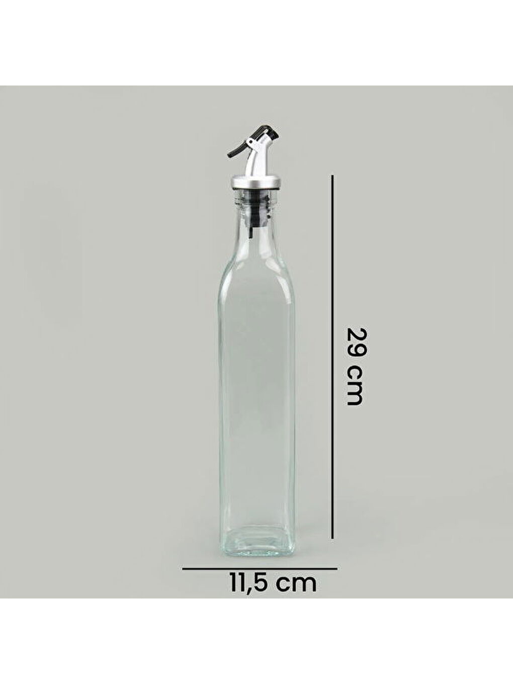 Renksiz 2'li Cam Yağlık Sirkelik - Şeffaf - 500 ml-5
