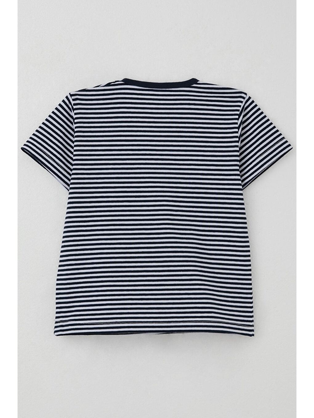 Erkek Çocuk Tişört Patlı Çizgili Lacivert (1-4 Yaş)-1
