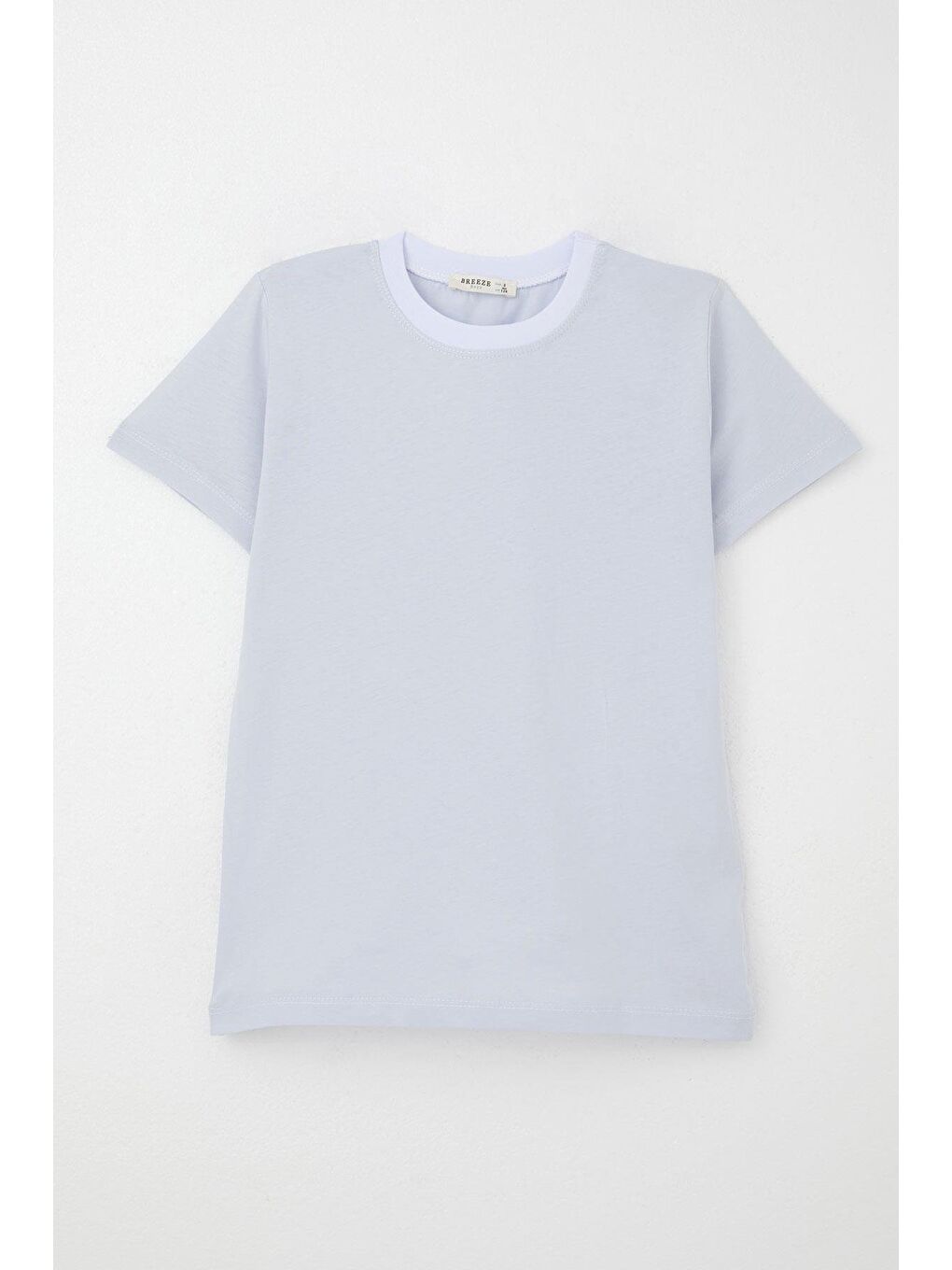 Erkek Çocuk Tişört Basic Buz Mavisi (4-12 Yaş)