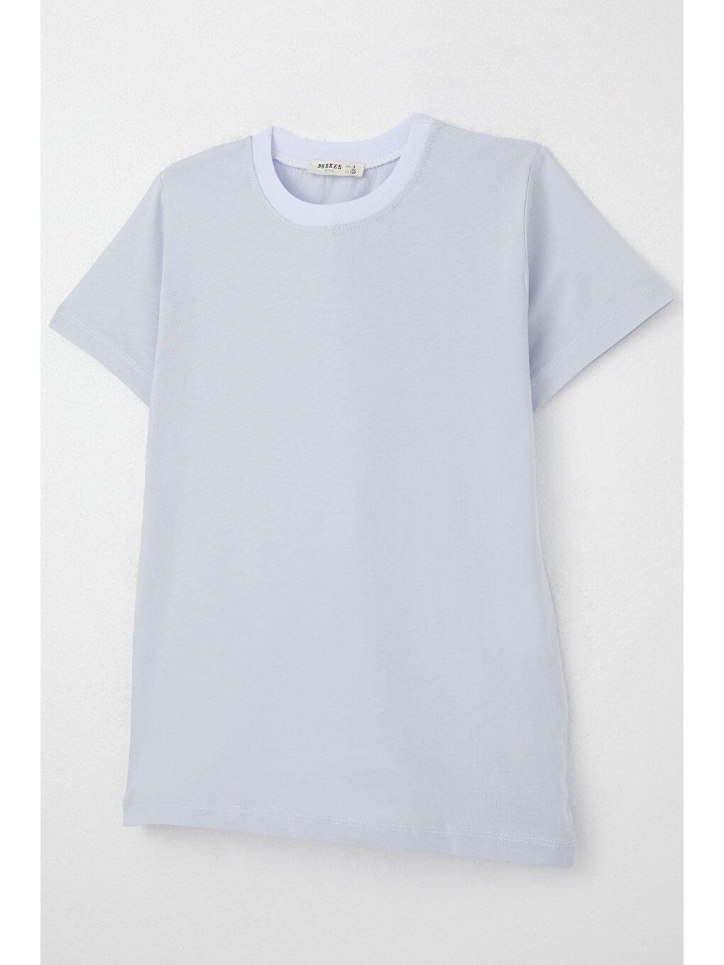 Erkek Çocuk Tişört Basic Buz Mavisi (4-12 Yaş)-2