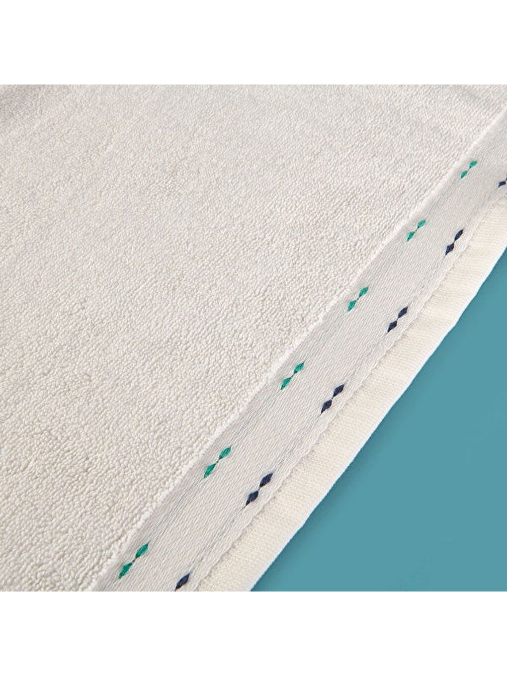 Lila Soft Tiny Yüz Havlusu - Ekru / Renkli - 50x90 cm-3