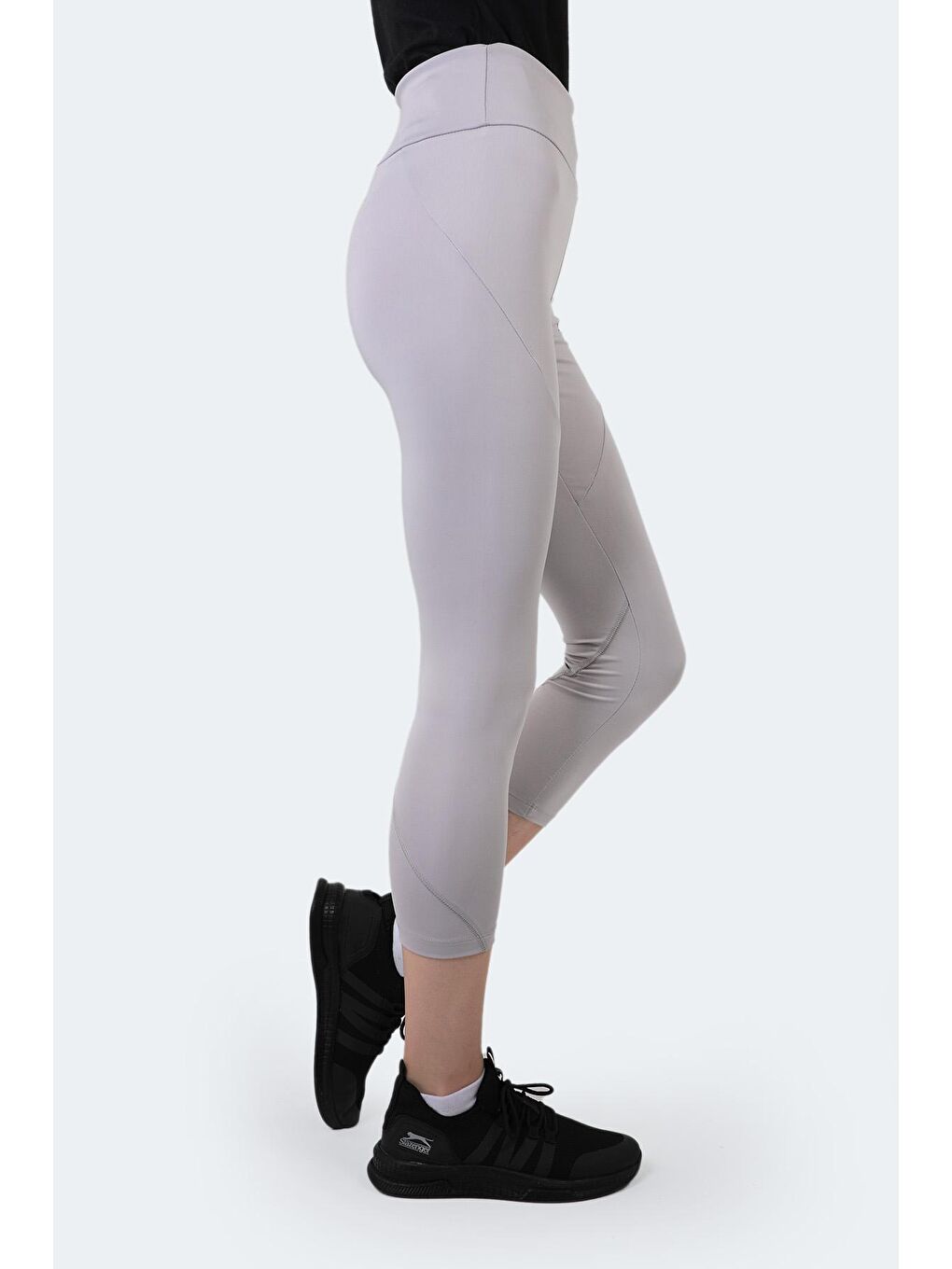 PEREDURA Kadın Fitness Tayt Gri-3