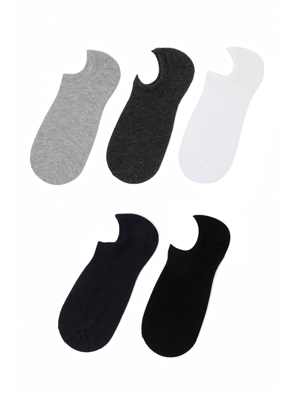 Gri SNEAKER 5 LI PTK-M 4PR GRI MULTI Erkek 5'li Patik Çorap